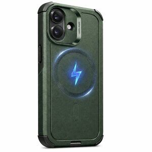 iPhone 17 Cyber Tough Mag Safe Case Olive Green 7X Military Protection